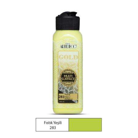 ARTDECO GOLD MULTİSURFACE AKRİLİK BOYA 140 ML FISTIK YEŞİL