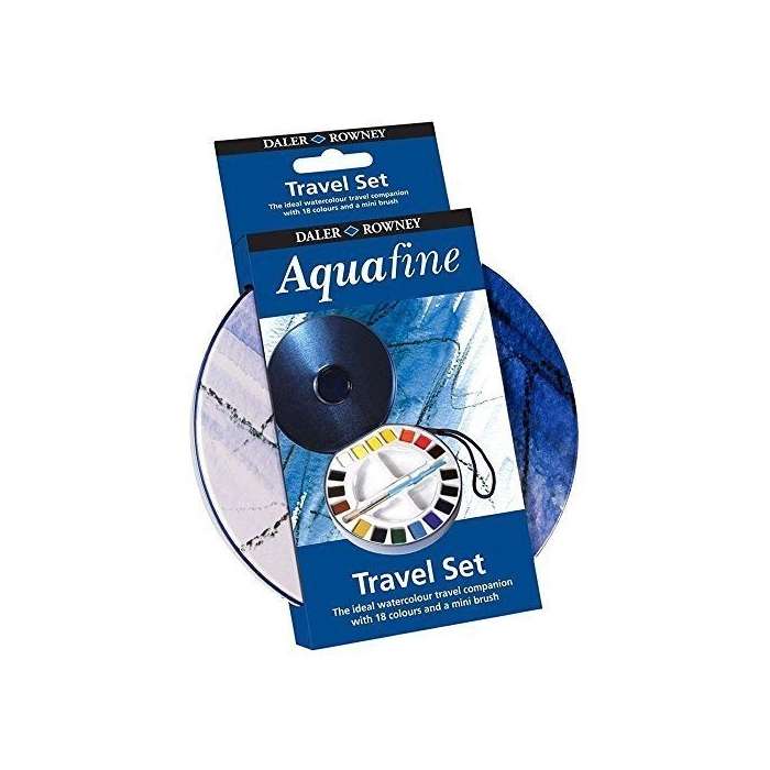 DALER ROWNEY TRAVEL AQUAFİNE SULUBOYA SETİ 18 RENK