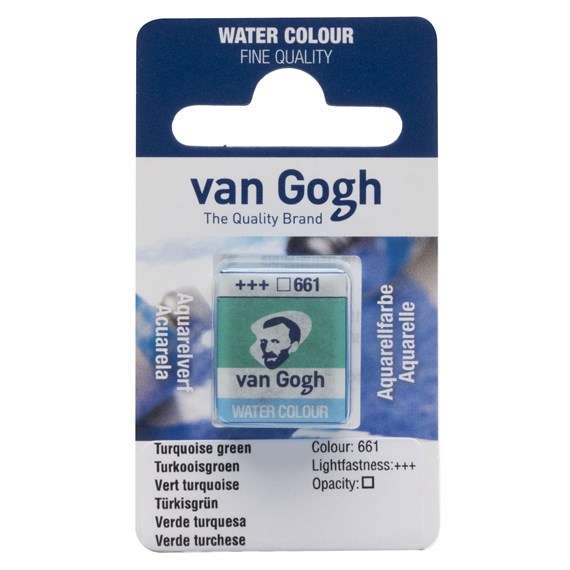 VAN GOGH TABLET (TAŞ) SULU BOYA 661 TURQUOİSE GREEN