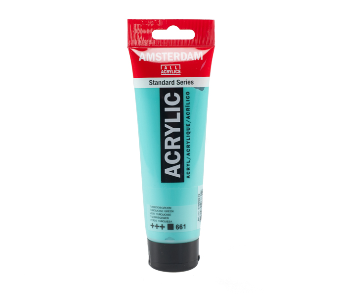 AMSTERDAM AKRİLİK BOYA 120 ML 661 TURQUOİSE GREEN