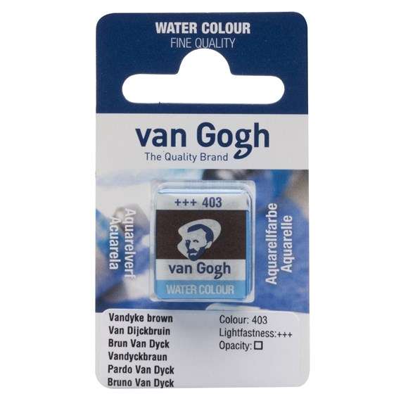 VAN GOGH TABLET (TAŞ) SULU BOYA 403 VANDYKE BROWN