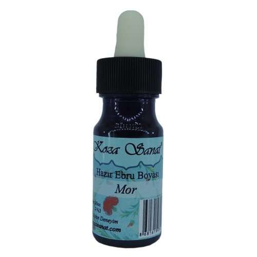 Koza Hazır Ebru Boyası Mor 30ml