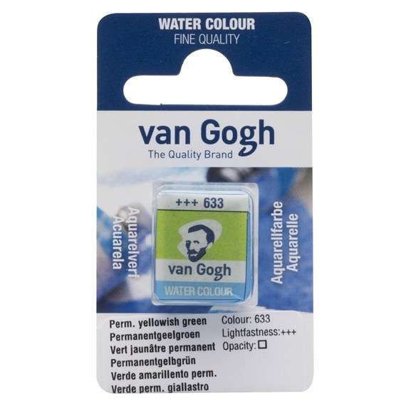 VAN GOGH TABLET (TAŞ) SULU BOYA 633 PERMANENT YELLOWİSH GREEN