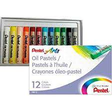 Pentel Yağlı Pastel Boya 12'li