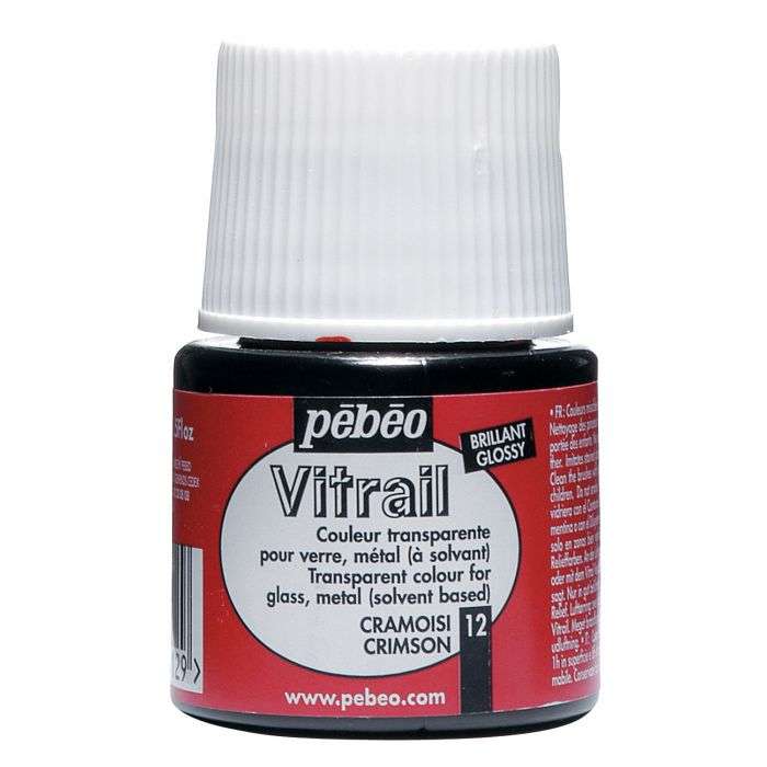 PEBEO Vitrail Boyası Crimson 45 ml