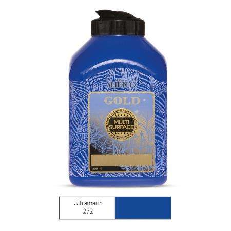 ARTDECO GOLD MULTİSURFACE AKRİLİK BOYA 500 ML ULTRAMARİNE MAVİ