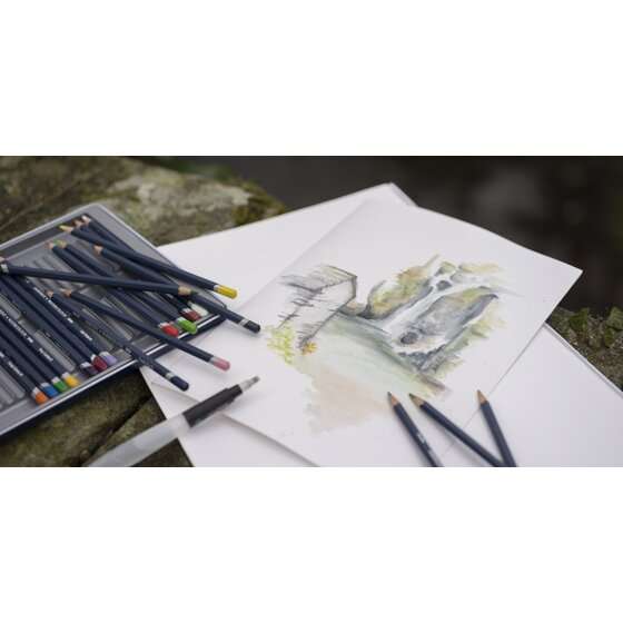 DERWENT WATERCOLOR SULU KURU 36'LI SET