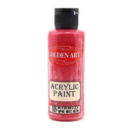 GOLDEN ART AKRİLİK BOYA 130 ML KIRMIZI