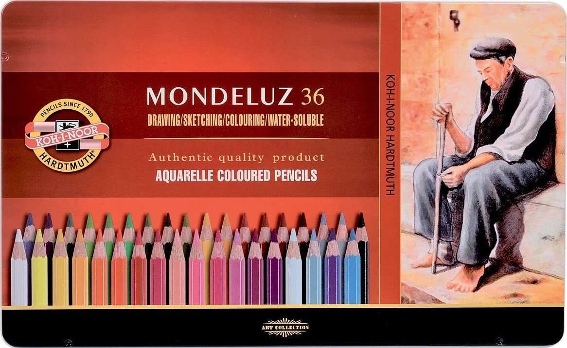 KOH-İ NOOR MONDELUZ AQUARELLE SULU KURU 36'LI SET