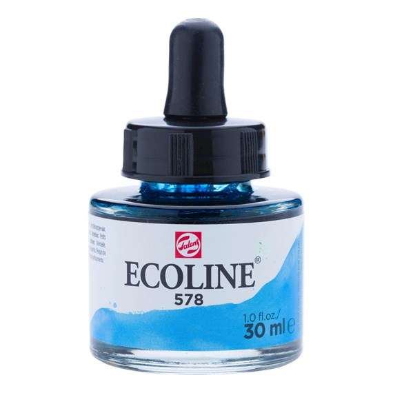 TALENS ECOLİNE SIVI SULU BOYA 578 SKY BLUE CYAN