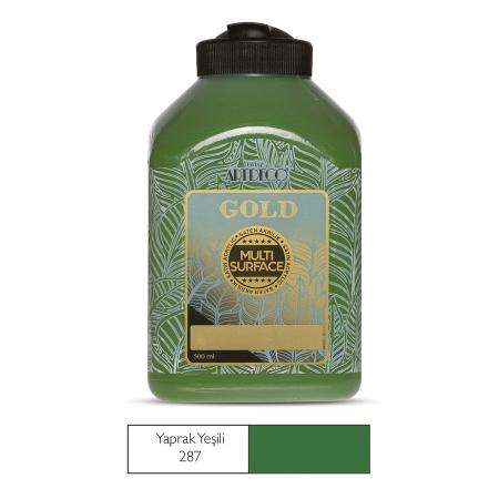 ARTDECO GOLD MULTİSURFACE AKRİLİK BOYA 500 ML YAPRAK YEŞİL