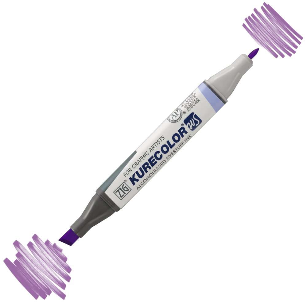 Zig Kurecolor KC3000 Twin S Marker Kalem 634 Light Violet