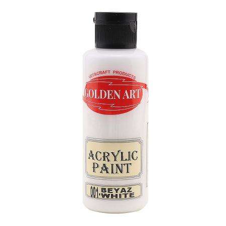 GOLDEN ART AKRİLİK BOYA 130 ML BEYAZ