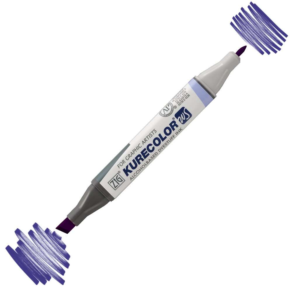 Zig Kurecolor KC3000 Twin S Marker Kalem 609 Deep Violet