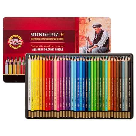 KOH-İ NOOR MONDELUZ AQUARELLE SULU KURU 36'LI SET