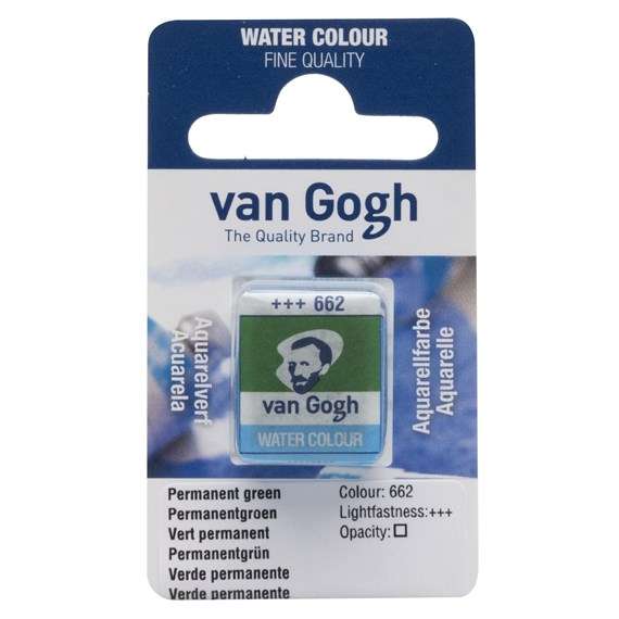 VAN GOGH TABLET (TAŞ) SULU BOYA 662 PERMANENT GREEN