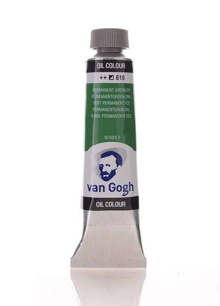 VAN GOGH YAĞLI BOYA 40 ML 619 PARMANENT GREEN DEEP