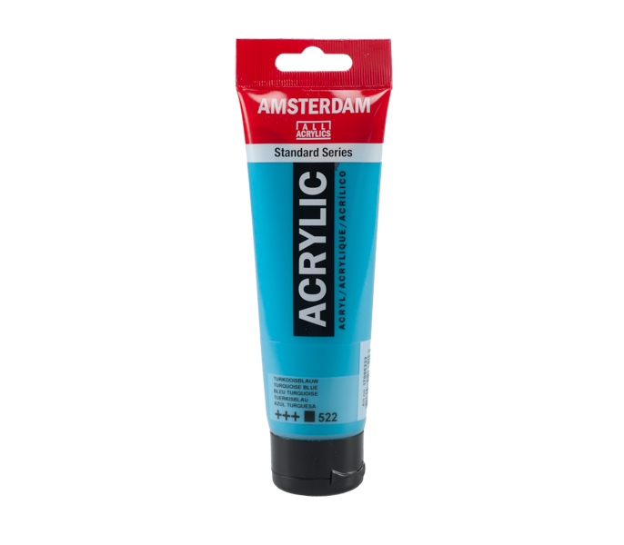 AMSTERDAM AKRİLİK BOYA 120 ML 522 TURQUOİSE BLUE