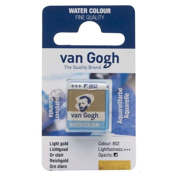 VAN GOGH TABLET (TAŞ) SULU BOYA 802 LİGHT GOLD