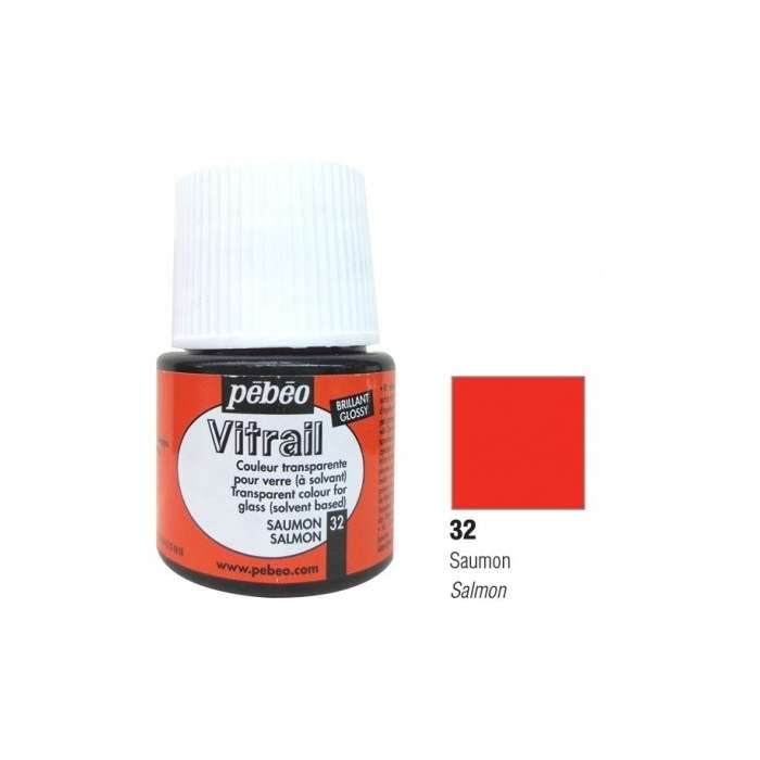 PEBEO Vitrail Boyası Salmon 45 ml