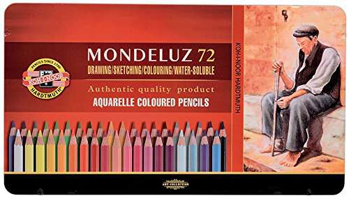 KOH-İ NOOR MONDELUZ AQUARELLE SULU KURU 72'Lİ SET